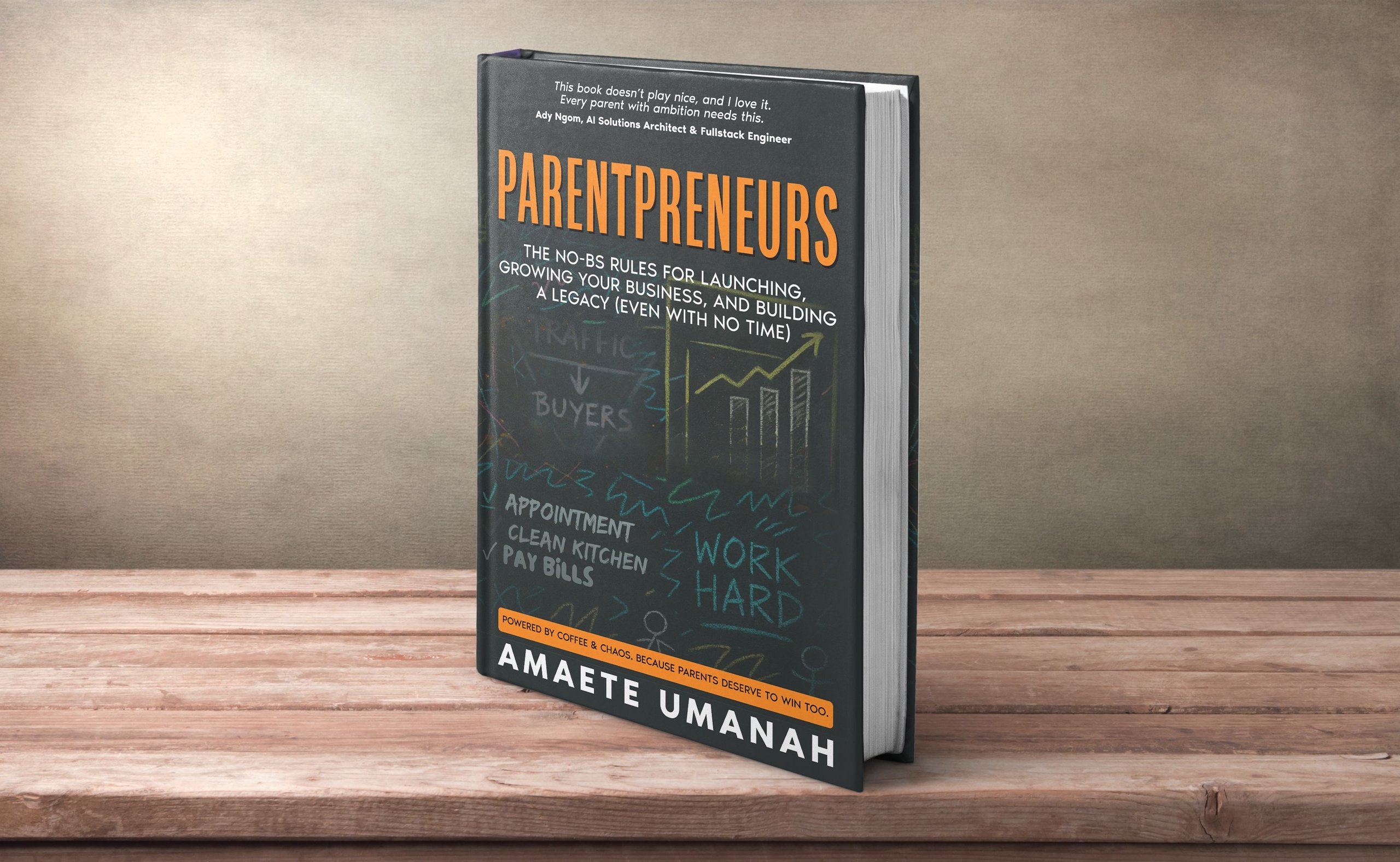 Cover of The Parentpreneurs Book by Amaete Umanah